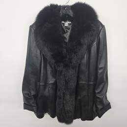Preston & York Black Leather Jacket