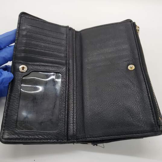 Michael Kors Black Leather Bifold Wallet image number 4