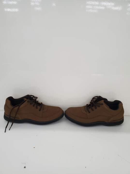 Rockport Men's Chocolate Nubuck WT Classic Walking Shoes Size-12 image number 4