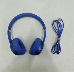 Apple Beats By Dr Dre Solo 2 Blue Wired Headphones