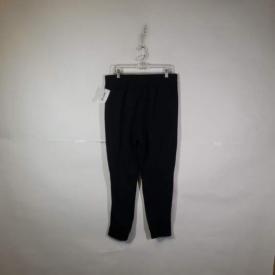 Womens Elastic Waist Tapered Leg Pull-On Lounge Pants Size XL image number 2