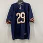 Reebok Mens Blue Orange NFL Chicago Bears Chester Taylor #29 Football Jersey 50 image number 1