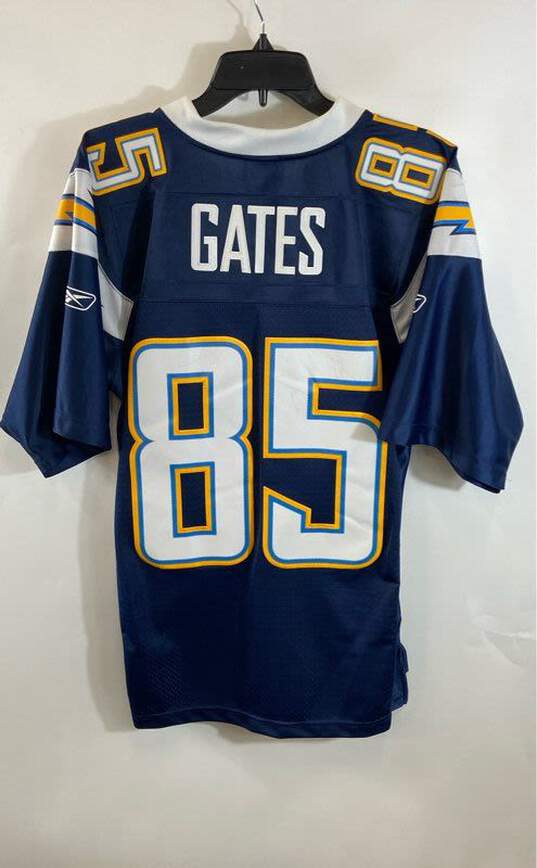 Reebok NFL Chargers Gates #85 Blue Jersey - Size Small image number 5