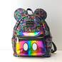 Loungefly x Disney Mickey Mouse Rainbow Mini Backpack Multicolor image number 1