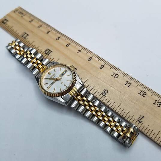 Seiko 2 Tone Class Day-date Stainless Steel Watch image number 3