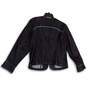 Womens Black Denim Long Sleeve Regular Fit Pockets Full-Zip Jacket Size 16W image number 2