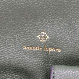 Nanette Lepore  Green Pebbled Faux Leather Bag alternative image