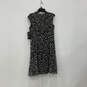 NWT Womens Black Sleeveless Surplice V-Neck Pullover Shift Dress Size 10 image number 2