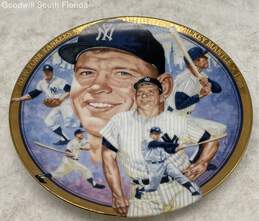 The Legendary Mickey Mantle Plate
