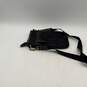 Coach Womens Black Signature Print Adjustable Strap Zipper Crossbody Bag Purse image number 3