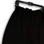 Womens Black Elastic Waist Pull-On Straight Leg Cropped Pants Size 12 image number 4