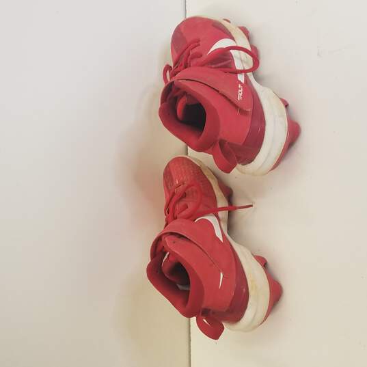 Nike Red Cleats Size 25y image number 4