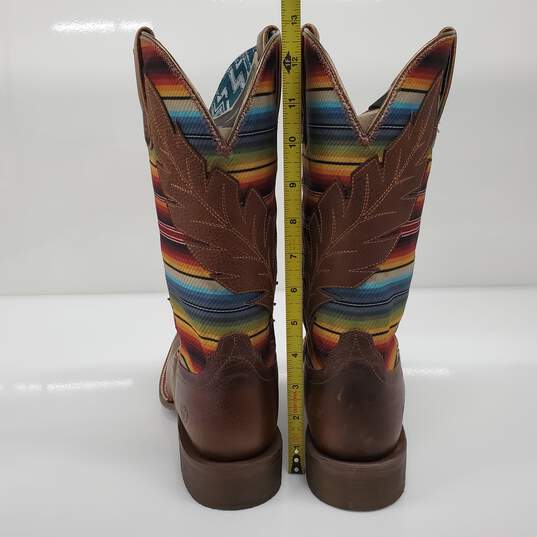 Ariat Women's Circuit Feather Square Toe Western Boots Size 9B image number 6