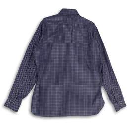 NWT Mens Blue Plaid Long Sleeve Spread Collar Button-Up Shirt Size Large alternative image