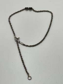 925 Sterling Silver Womens Spring Ring Chain Bracelet 1.9g J-0532001-B-03