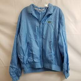 Vintage Light Blue Izod Lacoste Jacket Size XL