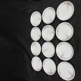Bundle of 12 Assorted Paul Muller Selb White Floral Ceramic Bowls alternative image