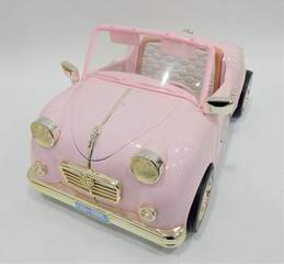 Our Generation In The Driver Seat Cruiser Retro Pink Convertible Doll Car w/ Real Radio