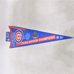 Chicago Cubs 3-Time World Series Champs Commemorative Baseball In Case W/ Pennant Flag alternative image