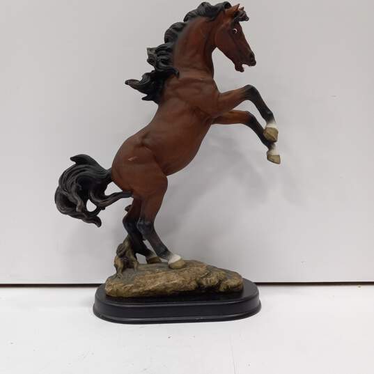 Spring Rearing Horse Figurine image number 1
