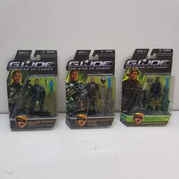 Hasbro G.I. Joe The Rise of Cobra Wallace Ripcord Weems Action Figures Set of 3