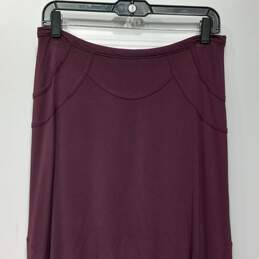 Banana Republic Women's Purple Flowy Maxi Skirt Size 8 alternative image