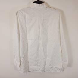 Foxcroft NYC Women White Button Up Blouse 6 NWT alternative image