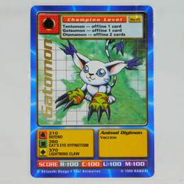 Digimon TCG Gatomon Gold Text Rare 1999 Bandai Card BO-15 NM