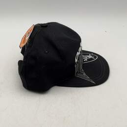 The Game Mens Black White Oakland Raiders Snapback Baseball Hat One Size alternative image