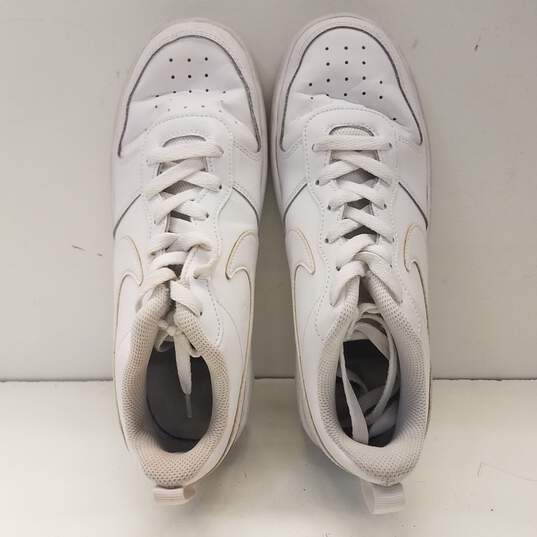Nike Court Borough 2 Triple White (GS) Casual Shoes Size 6Y Women's Size 7.5 image number 6