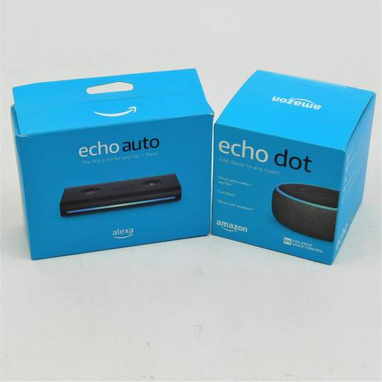 SEALED Amazon Echo Dot + Echo Dot 3rd Generation image number 1