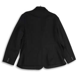 NWT Womens Black Notch Lapel Long Sleeve One Button Blazer Size XXL alternative image