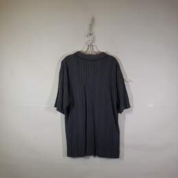 Mens Striped Regular Fit Short Sleeve Collared Golf Polo Shirt Size XL alternative image