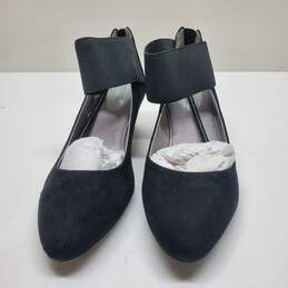 Com + Sens Black Suede Block Heels Size 9.5 alternative image