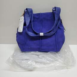 TIGNANELLO COBALT BLUE 14x11x5.5 LEATHER SHOULDER BAG NWT