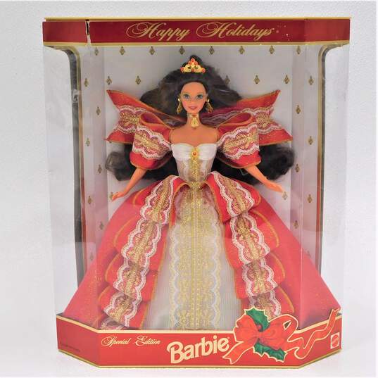 Mattel Barbie Happy Holidays Special Edition Collector Doll NIB image number 1