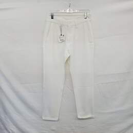 Zara The Melange White Slim Pant WM Size 29 NWT