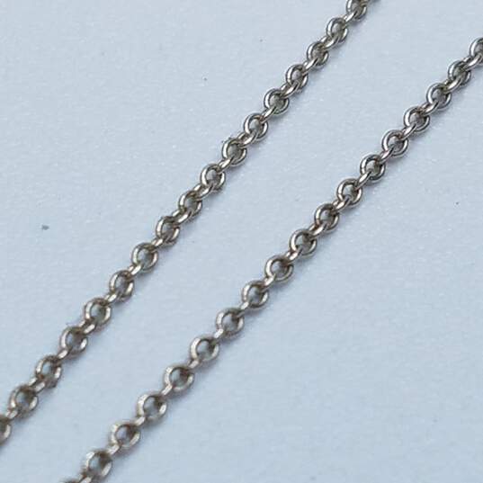 Tiffany & Co. Sterling Silver Authentic Pendant 15.5 Necklace 3.9 G image number 4