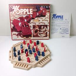 Vintage 1979 Topple Action Strategy Board Game