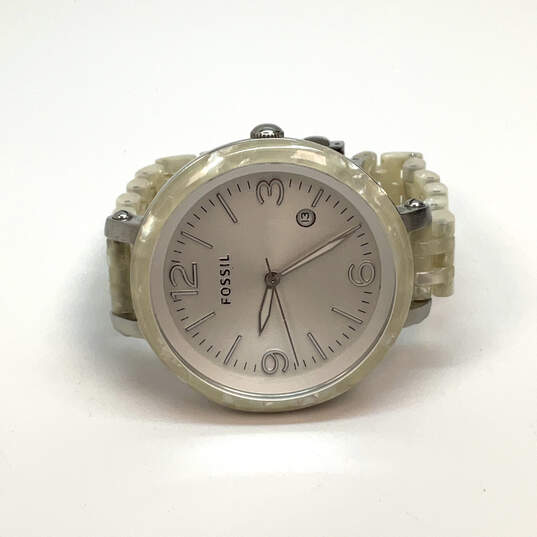 Designer Fossil JR1407 Stainless Steel Round Dial Quartz Analog Wristwatch image number 1