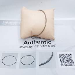 Tiffany & Co. 925 Silver Bangle Bracelet W/C.O.A 5.8g
