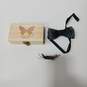 Luxury Bowtie Collection Feather Bowtie In Wooden Case/Box image number 1