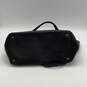 Womens Black Pebbled Leather Inner Pockets Double Handle Zipper Tote Bag image number 3