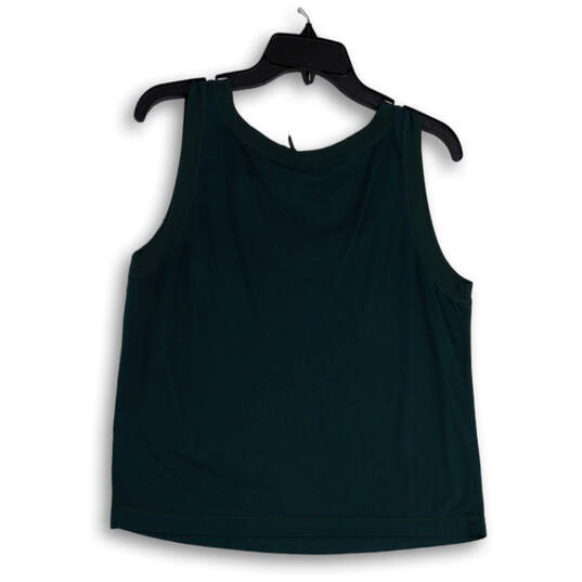 NWT Womens Green Round Neck Stretch Sleeveless Pullover Tank Top Size M image number 2