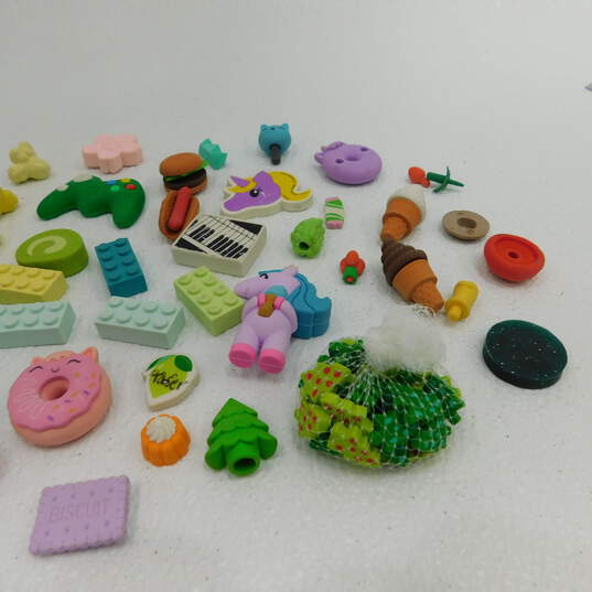 Assorted Novelty Collectible Erasers Lot image number 7
