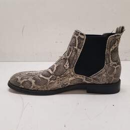 Steve Madden Taurus Snake Print Chelsea Leather Boots US 8 alternative image