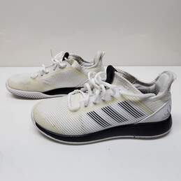 Adidas Defiant Bounce Running White Sneakers Size 6.5