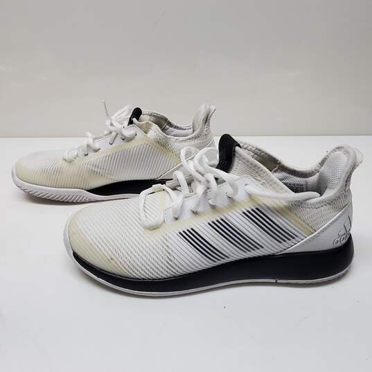 Adidas Defiant Bounce Running White Sneakers Size 6.5 image number 1
