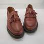 Dr. Martens Men's Adrian Yellow Stitch Brown Leather Tassel Loafers Size 10 image number 2