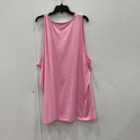 NWT Polo Ralph Lauren Womens Pink Scoop Neck Sleeveless Tank Top Size XXL image number 2